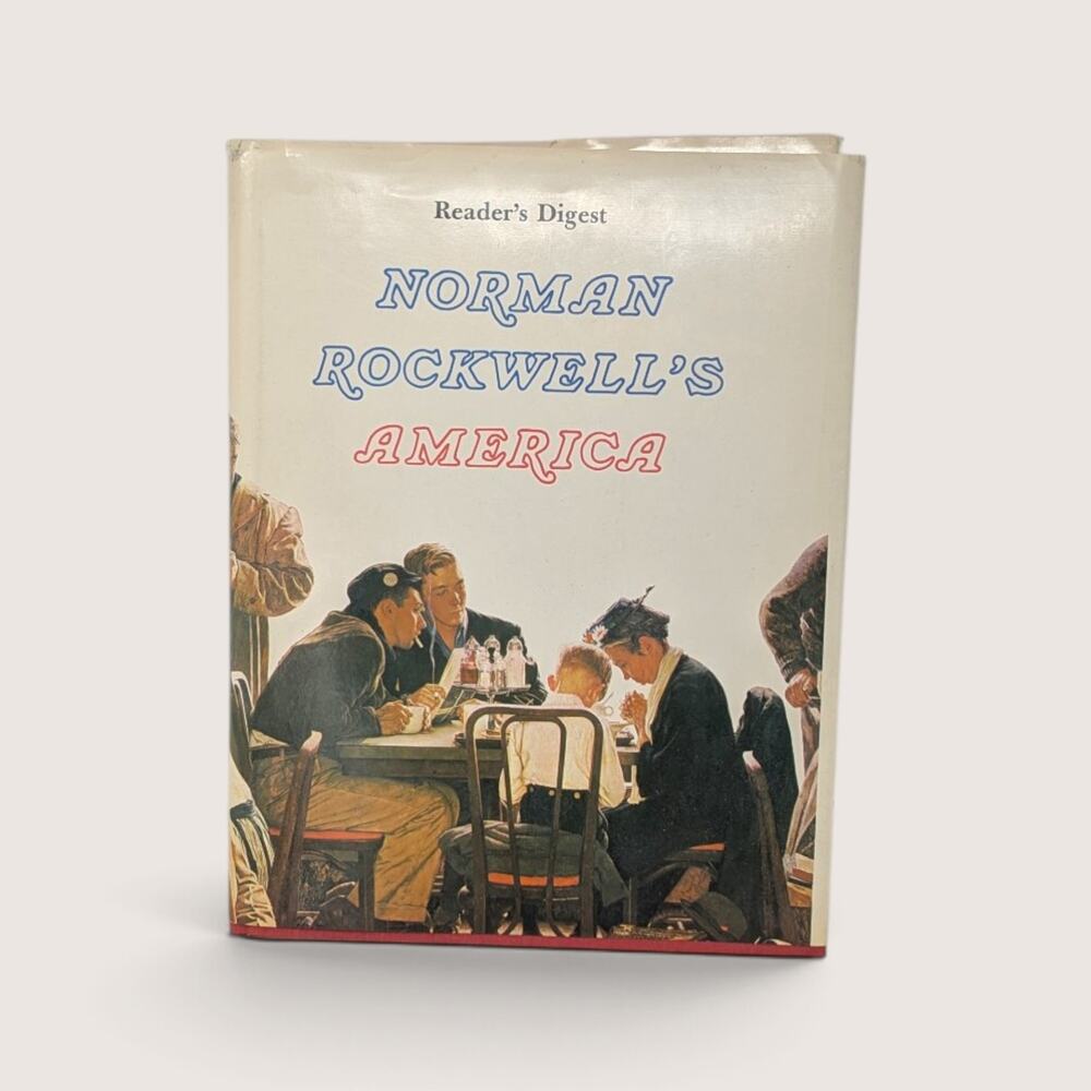 Norman Rockwells America 1976 Readers Digest Hardcover Vintage Art Book